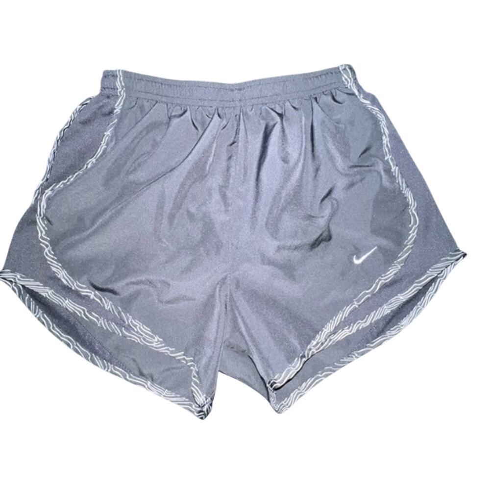 UEC NIKE DRI FIT BLACK & WHITE BRIEF LINED RUNNING SHORTS SZ S